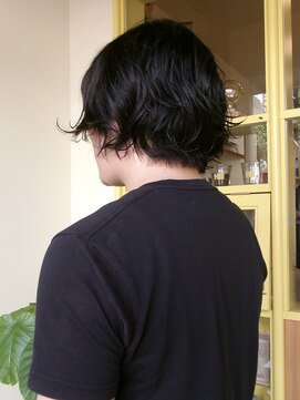 ヒントステーション フォーメンズ(HINTSTATION for Men's) 〈浅草 半個室〉 メンズボブ/ニュアンスパーマ