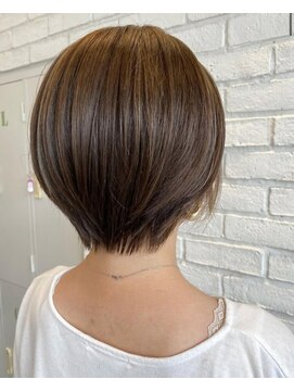 ルナバイルヴェール(LUNA by LeVert) ☆くすみカラーハイライト×ショート☆