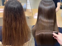 縮毛矯正だけじゃないどんな施術でも美髪になれるこだわりの処理剤（韓国/髪質改善/仙台）