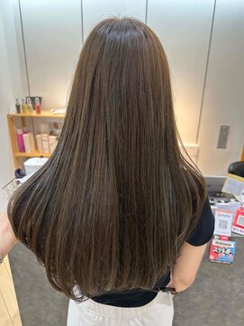 ユニ バイ マグ 長野店(Uni.by Mag) 似合わせレイヤーカット×ブリーチなしカラー