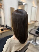 ファム 札幌大通(fam)&nbsp;大人美人◎暗めオリーブグレージュ秋のミディアムレイヤー