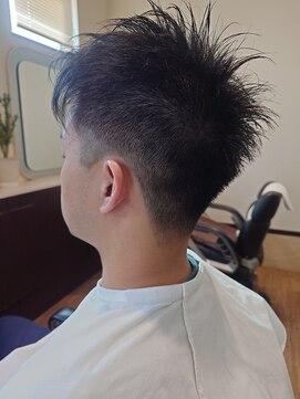 ヘアースタジオ モモ(Hair studio MoMo) 刈り上げ×ベリーショート×ソフモヒ