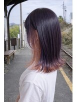 リアンドコー(Re&co)&nbsp;mai/インナーピンク×パープル/ケアブリーチ/個性派