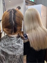 サロウィン 広島(SALOWIN)&nbsp;°ブリーチ2回～ブロンドカラー°