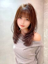 レーヴバイロンド 仙台(Reve by Lond) レイヤーカットラテベージュ髪質改善似合わせカット白髪ぼかし