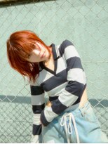 ユルク(JURK nagoya) 栄/ミルクティーブロンド/ダークブルー/デジタルパーマ