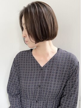 オーソ 目黒店(AUTHO) 脱白髪染め/白髪ぼかしカラー/40代/50代/明るい白髪染め/n