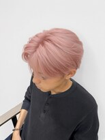ヴァイス 渋谷店(VAICE)&nbsp;韓国風センターパート ピンクベージュ