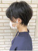 ショートボブ/デザインカラー/ローライト/外ハネボブ【江角】