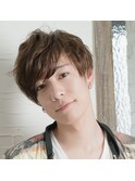 爽やかナチュラルMen'sマッシュショート