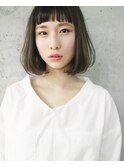 個性派ボブ