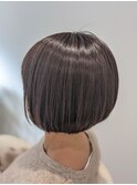 首元すっきり!ツヤツヤ髪のミニボブさん