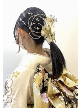 クレドガーデン 西新井店(CRED GARDEN) 成人式 卒業式 振袖 袴 ヘアセット/アレンジ/金箔/西新井l