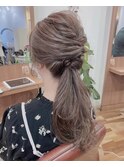 豊橋ビーシャイン★極細ハイライト×ミルクティベージュ