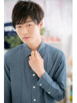 ミック 日暮里店(miq)&nbsp;斜めバングで優し気…メンズニュアンスマッシュc2