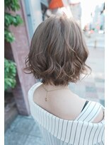 ボアップ 新居浜店(boappu)&nbsp;#ボブ #ショートボブ #ハイトーン #ミルクティー