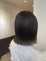 ワン バイ ジエクト(One by The Ect)&nbsp;外ハネボブ×アンブレラカラー×グレージュ 大阪梅田茶屋町