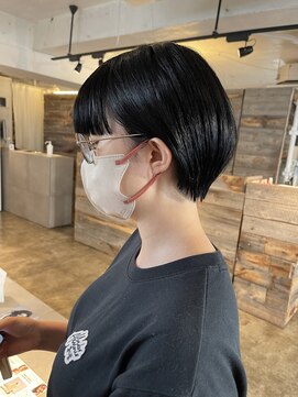 ザ オーダー(THE ORDER) レディースショートワイドバングブルーブラック