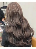 ハイライトバレイヤージュダブルカラーケアブリーチ
