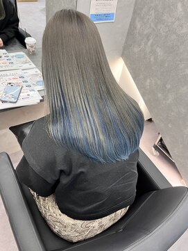 ファイブバイジエクト 堀江(FIVE by The Ect) グレー×ブルー