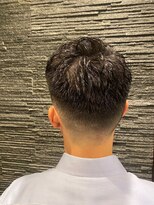 ヒロギンザ 新橋日比谷口店(HIRO GINZA)&nbsp;七三分けフェードスタイル