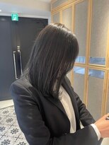 ガリカ 渋谷(Gallica)&nbsp;【mami】透明感暗髪グレージュ/フェミニンミディ/地毛風カラー