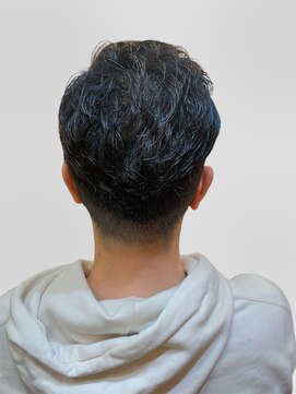 銀座マツナガ 浅草店 ツーブロ×メンズナチュラルパーマゆるふわ