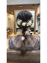 ガーデン ジングウマエ(GARDEN jingumae)&nbsp;星華,デザインカラー,ウェットヘア,夏,ヘアセットc32