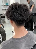 波巻きパーマ