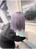【*色落ちが綺麗になる色味*】寒色ラベンダーカラー*