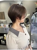 くびれショート/透明感ベージュ