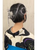 ショートアレンジヘアセット
