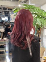 ロア インターナショナル 新宿店(LoA International)&nbsp;レッドチェリーピンクヘア