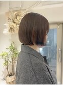 【KANO】ボブ  ミニボブ  ブラウンベージュ