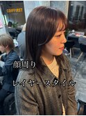 長崎　韓国/レイヤーカット/顔周り