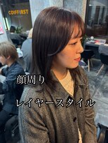 コワファーストナガサキシャンプーボーイ(COIFF1RST NAGASAKI SHAMPOO BOY)&nbsp;長崎　韓国/レイヤーカット/顔周り