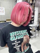 ダンク(DUNK)&nbsp;ピンクカラー/ハイトーンボブ