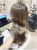 オイルカラー×オリーブベージュ