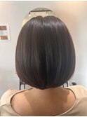 大人ナチュラル丸みボブ