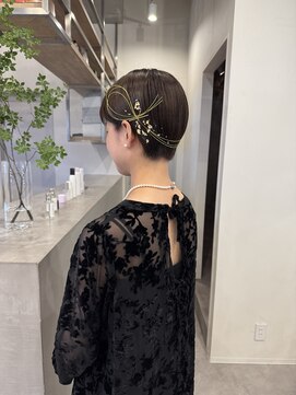 イミ(imi) ショートアレンジ/水引き/金箔/ヘアセット/ヘアアレンジ/登戸