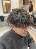 波巻きパーマ