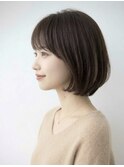 30代40代大人可愛いワンカールボブ　大人ボブ　似合わせ