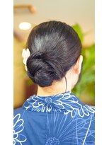 ネス(NESS) 【浴衣ヘアセットアップ】大人っぽい浴衣のセット235