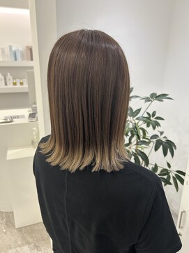 グラムヘアー(GLAM HAIR) エンドカラーボブ