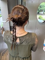 プランツヘアー&nbsp;カチモリヘア　似合わせアレンジ　博多美容室　原依里