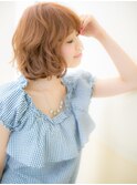 *CUORE水戸*…大人かわいい♪くせ毛風スパイラル小顔ふわミディb