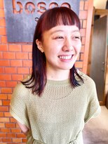 ボスコ 下北沢店(bosco) boscoあべ ぱっつんロブ