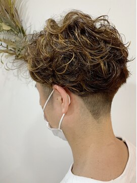 オーシャン(Ocean) [OCEAN Hair&Life藤原純] 無造作パーマ×ハイライトカラー☆