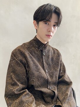 ロビン アンド ダルク(robin&darc) メンズ　ナチュラルセンターパート