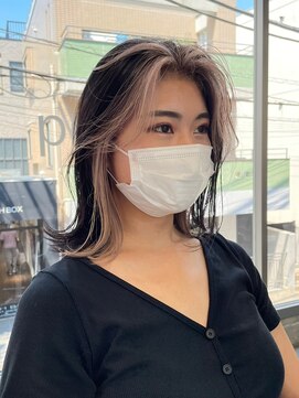サンク 原宿 表参道(cinq) インナーカラーハイライトブリーチイルミナカラーダブルカラー